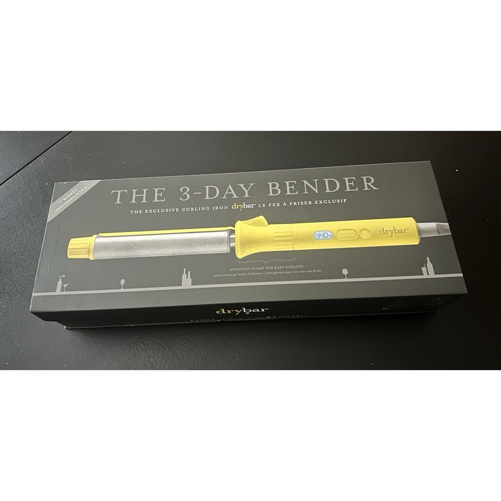 The Drybar The 3-Day Bender Digital Curling Iron 1" Barrel Rotating Clamp